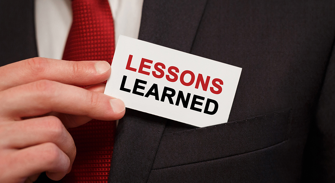 lessons learned