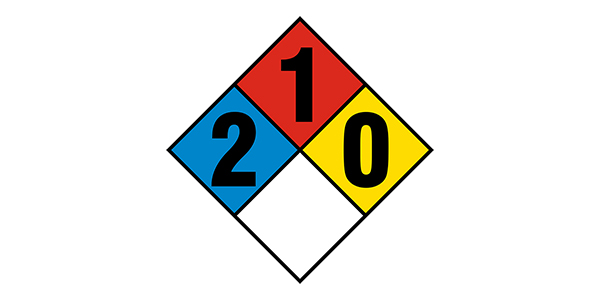 NFPA hazard sign